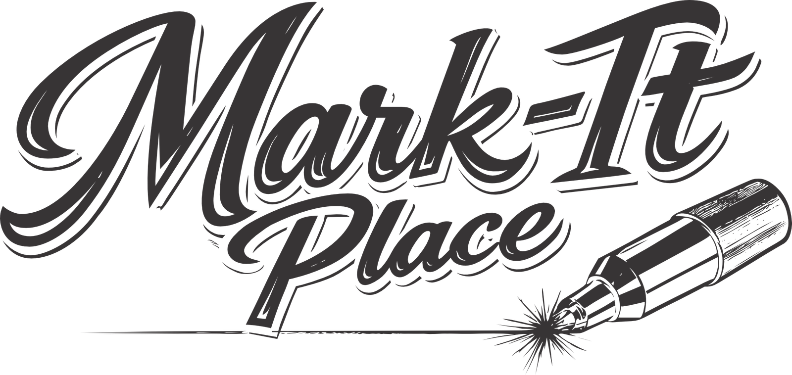 Mark-It Place logo – Custom Awards, Trophies, Engraving & Promotional Products